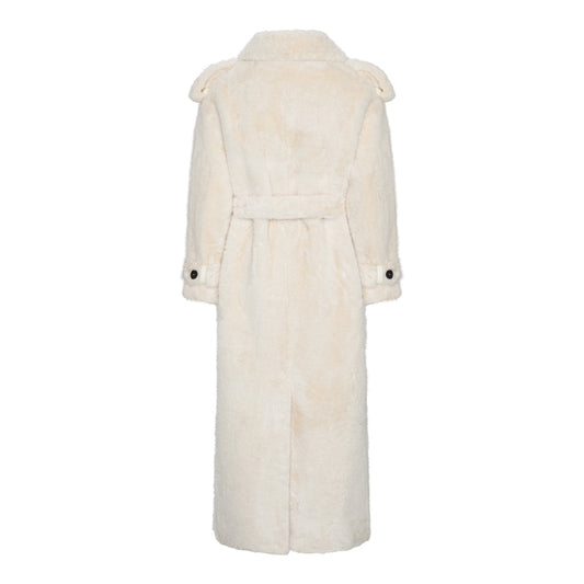 CRAWFORD COAT // IVORY