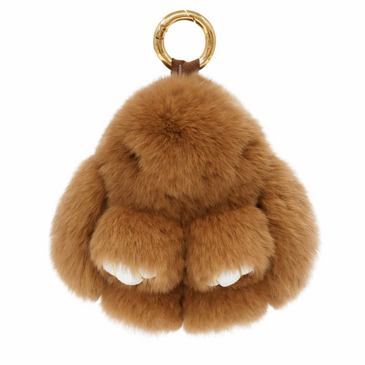 KEYCHAIN BUNNY // CARAMEL