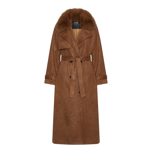TRENCHCOAT LONG // BROWN CARAMEL