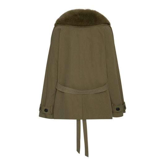 SAFARI JACKET // ARMY GREEN