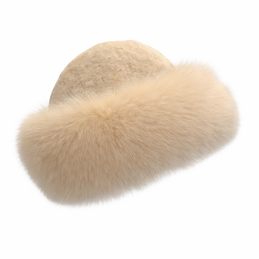 OLYMPIC FUR HAT // BEIGE