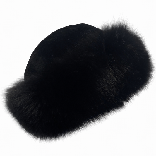 OLYMPIC FUR HAT // BLACK
