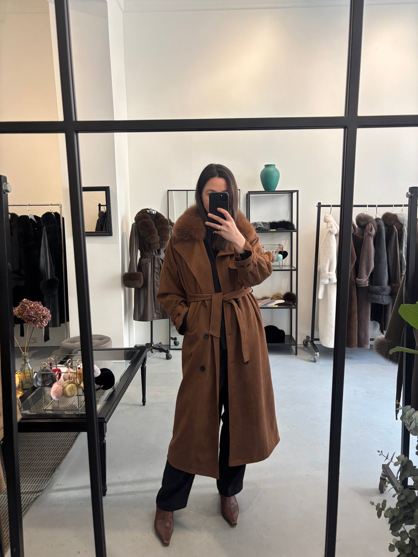 TRENCHCOAT LONG // CARAMEL