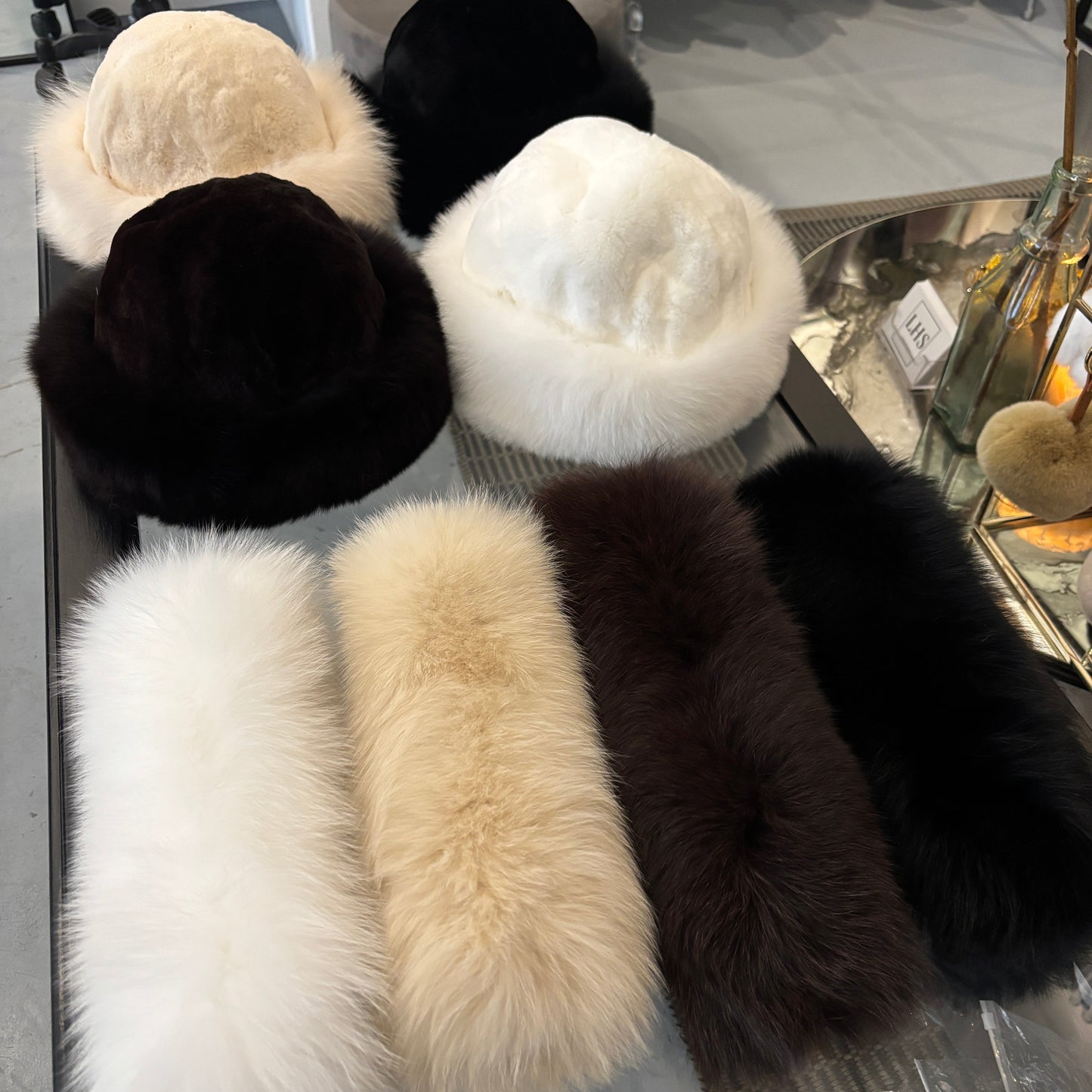 OLYMPIC FUR HAT // WHITE
