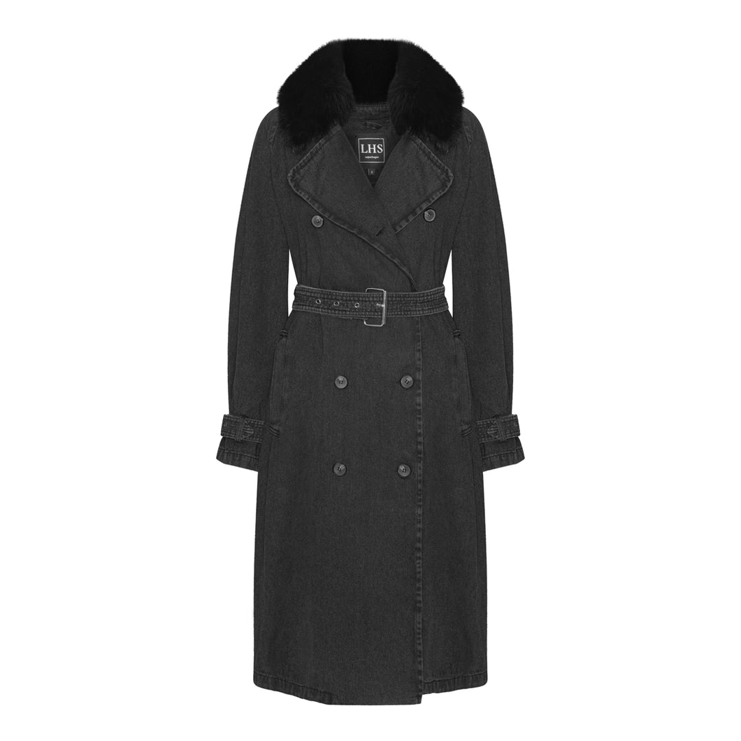 TRENCHCOAT DENIM // BLACK