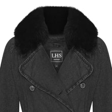 Load image into Gallery viewer, TRENCHCOAT DENIM // BLACK
