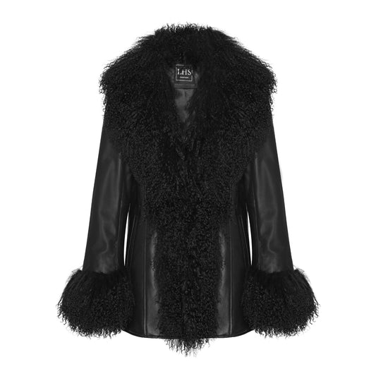 JAGGER LEATHER JACKET // BLACK