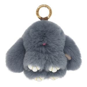 PELSNØGLERING BUNNY (S) // DARK BLUE