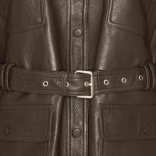 Load image into Gallery viewer, STELLA JACKET // BROWN LEATHER
