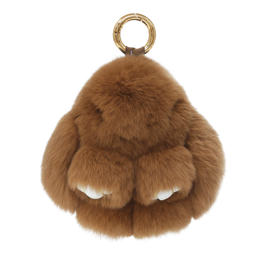 KEYCHAIN BUNNY // CHESTNUT