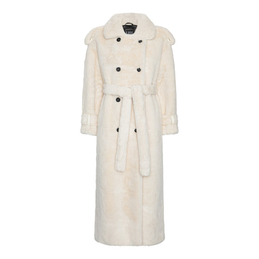 CRAWFORD COAT // IVORY