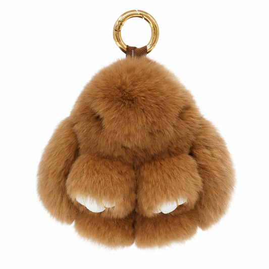 KEYCHAIN BUNNY // CARAMEL