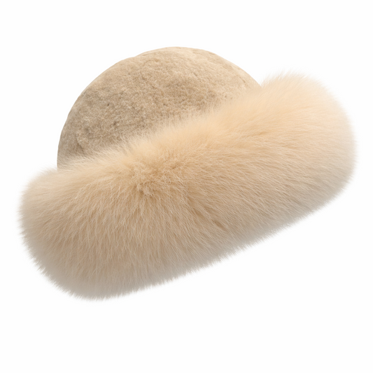 OLYMPIC FUR HAT // BEIGE