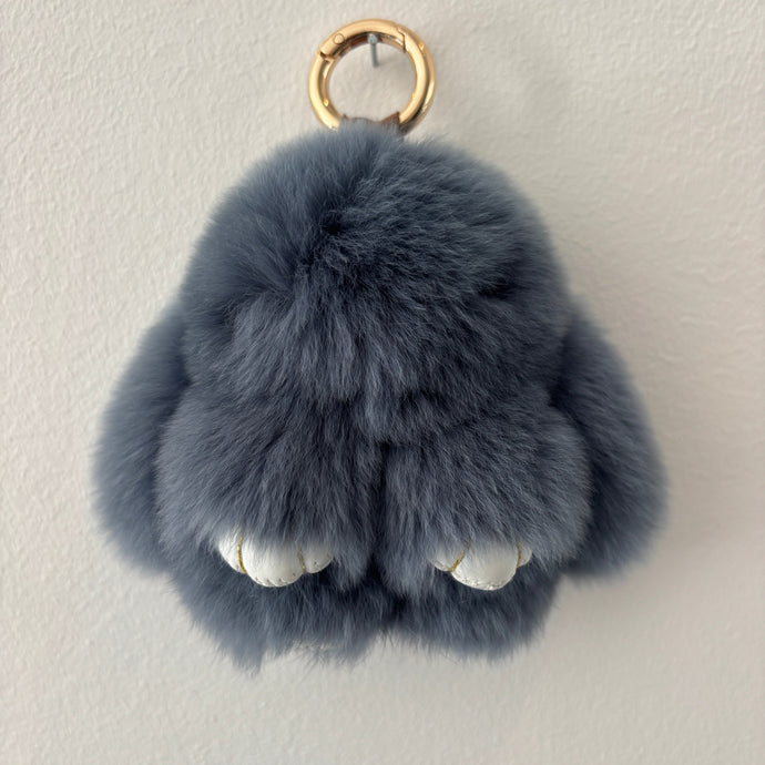 PELSNØGLERING BUNNY (S) // DARK BLUE