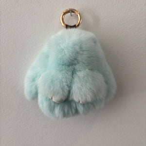 PELSNØGLERING BUNNY (S) // TURQUOISE