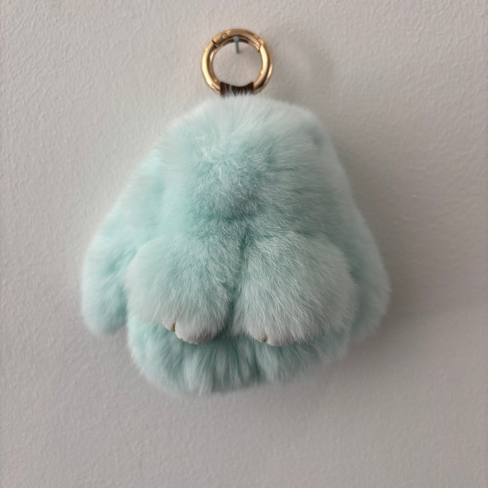 PELSNØGLERING BUNNY (S) // TURQUOISE