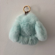 Load image into Gallery viewer, PELSNØGLERING BUNNY (S) // TURQUOISE
