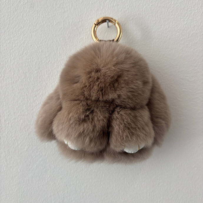 PELSNØGLERING BUNNY (S) // BROWN