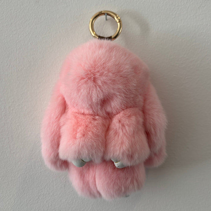 PELSNØGLERING BUNNY (M) // PINK