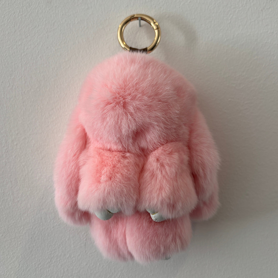 PELSNØGLERING BUNNY (M) // PINK