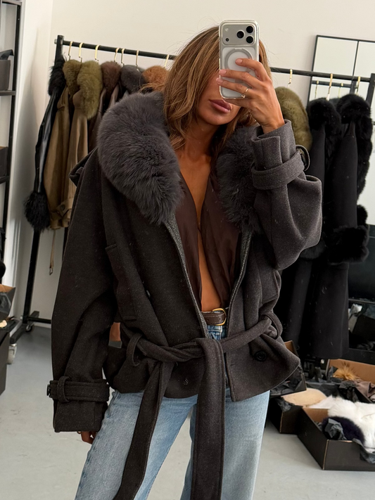 CHARLIE JACKET // DARK GREY
