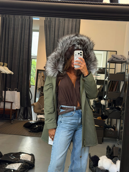PARKA JACKET // ARMY GREEN