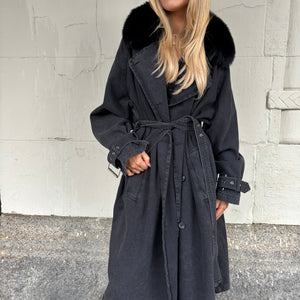 TRENCHCOAT DENIM // BLACK