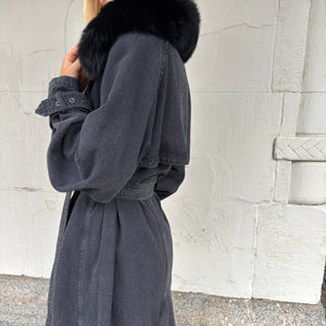 TRENCHCOAT DENIM // BLACK