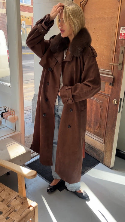 TRENCHCOAT // DARK BROWN