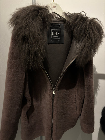 SHORT JACKET // DUSTY BROWN