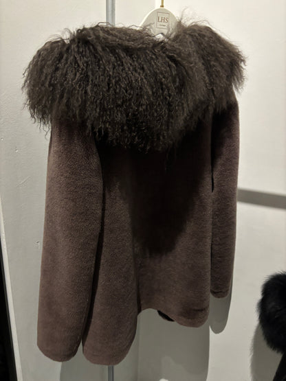 SHORT JACKET // DUSTY BROWN