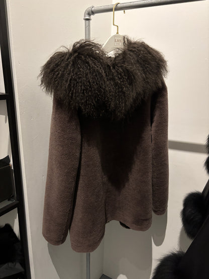 SHORT JACKET // DUSTY BROWN