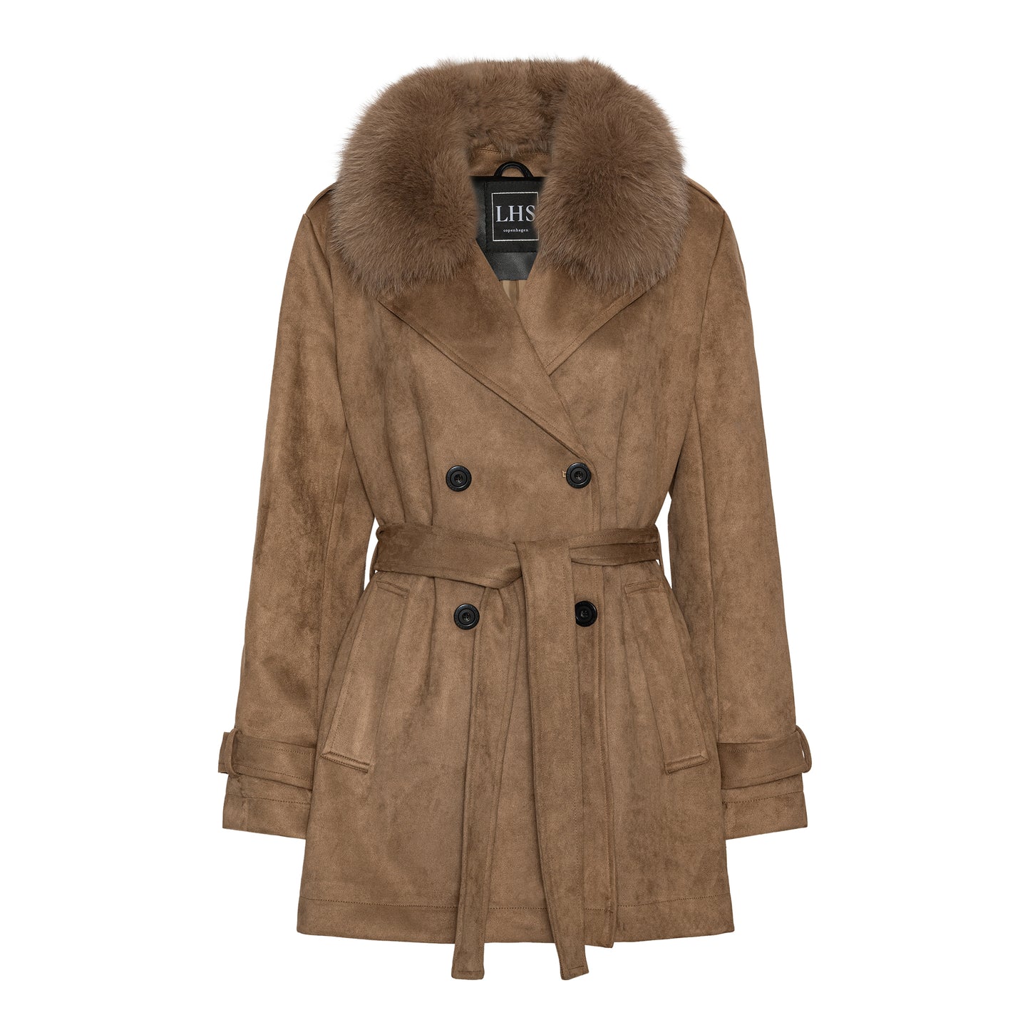 TRENCHCOAT SHORT // WARM SAND