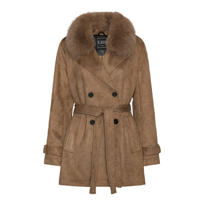 TRENCHCOAT SHORT // WARM SAND