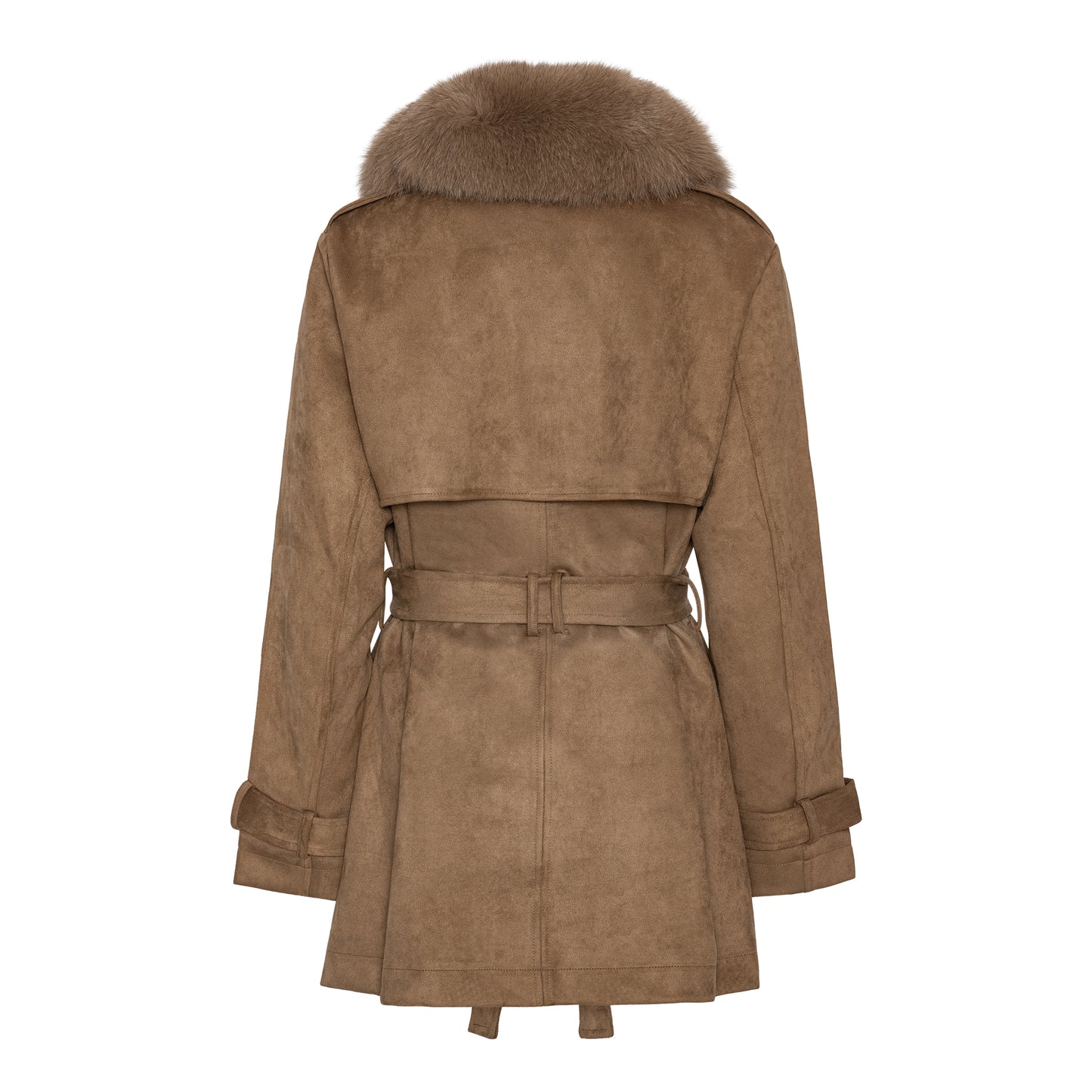 TRENCHCOAT SHORT // WARM SAND