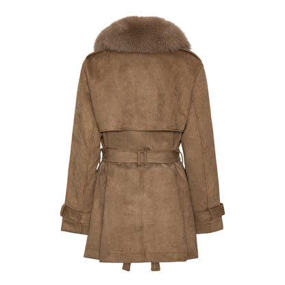 TRENCHCOAT SHORT // WARM SAND