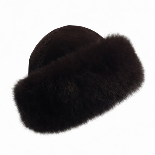 OLYMPIC FUR HAT // MOCCA