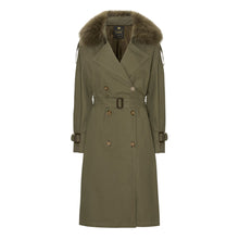 Load image into Gallery viewer, TRENCHCOAT // ARMYGRØN
