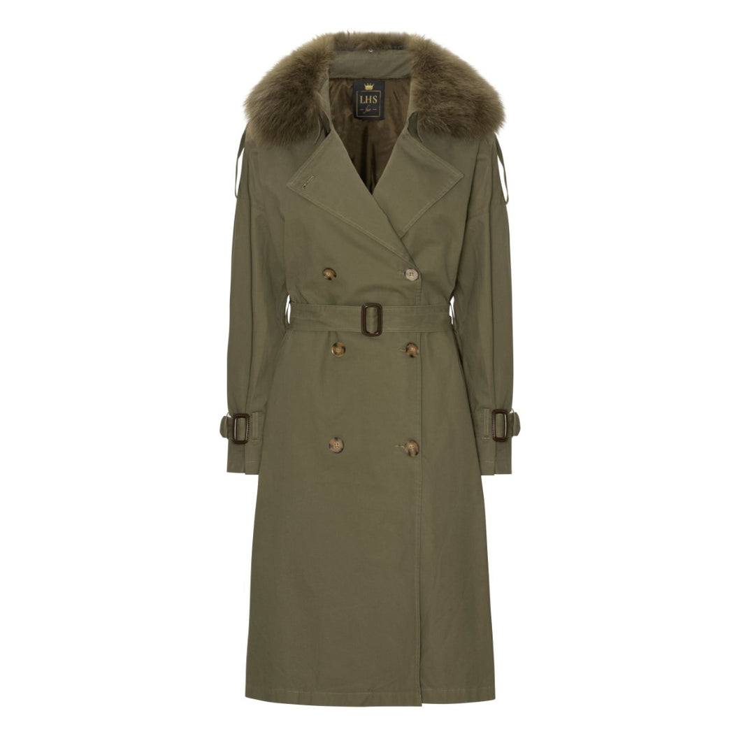 TRENCHCOAT // ARMYGRØN