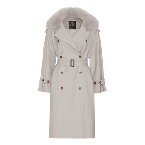 TRENCHCOAT // LYSEGRÅ