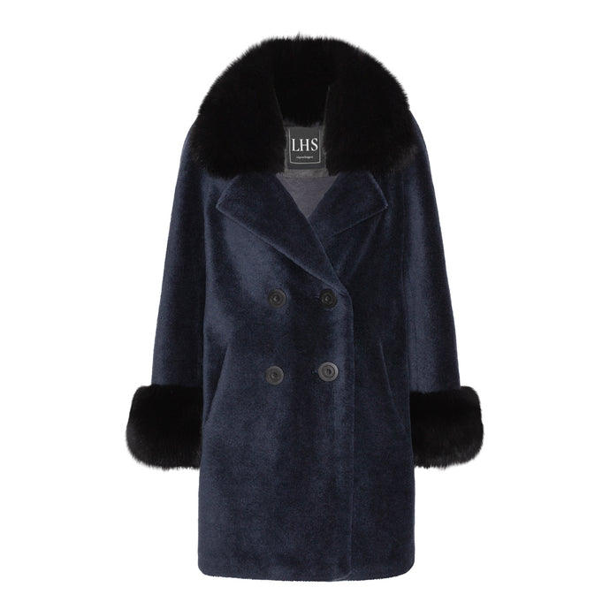 TEDDY CLASSIC // MIDNIGHT BLUE W. BLACK FUR