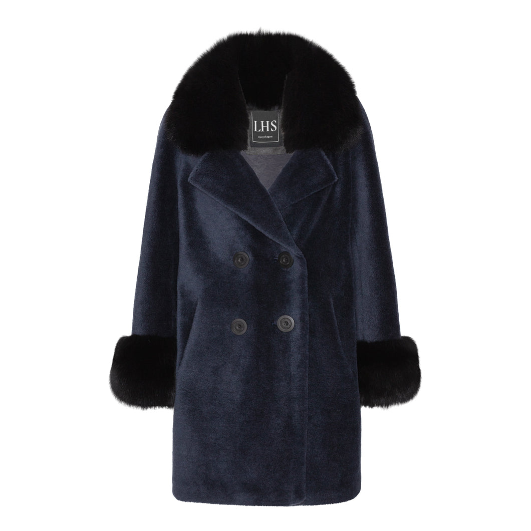 TEDDY CLASSIC // MIDNIGHT BLUE W. BLACK FUR