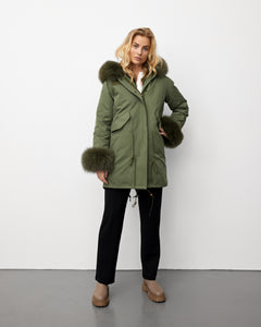PARKA JAKKE // ARMY GRØN
