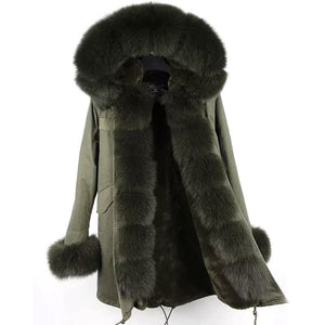 PARKA JAKKE // ARMY GRØN