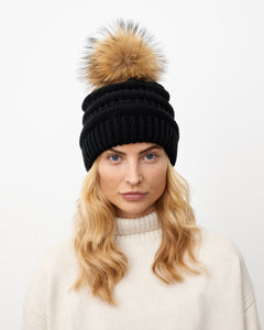STRIKKET PELSHUE // BLACK