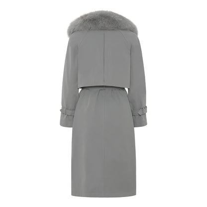 TRENCHCOAT // BLÅGRÅ