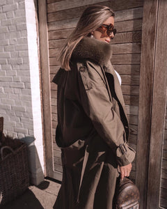 TRENCHCOAT // ARMYGRØN