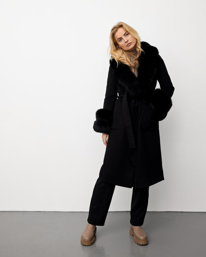 CASHMERE COAT // BLACK