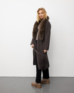CARDIGAN // MØRKEBRUN
