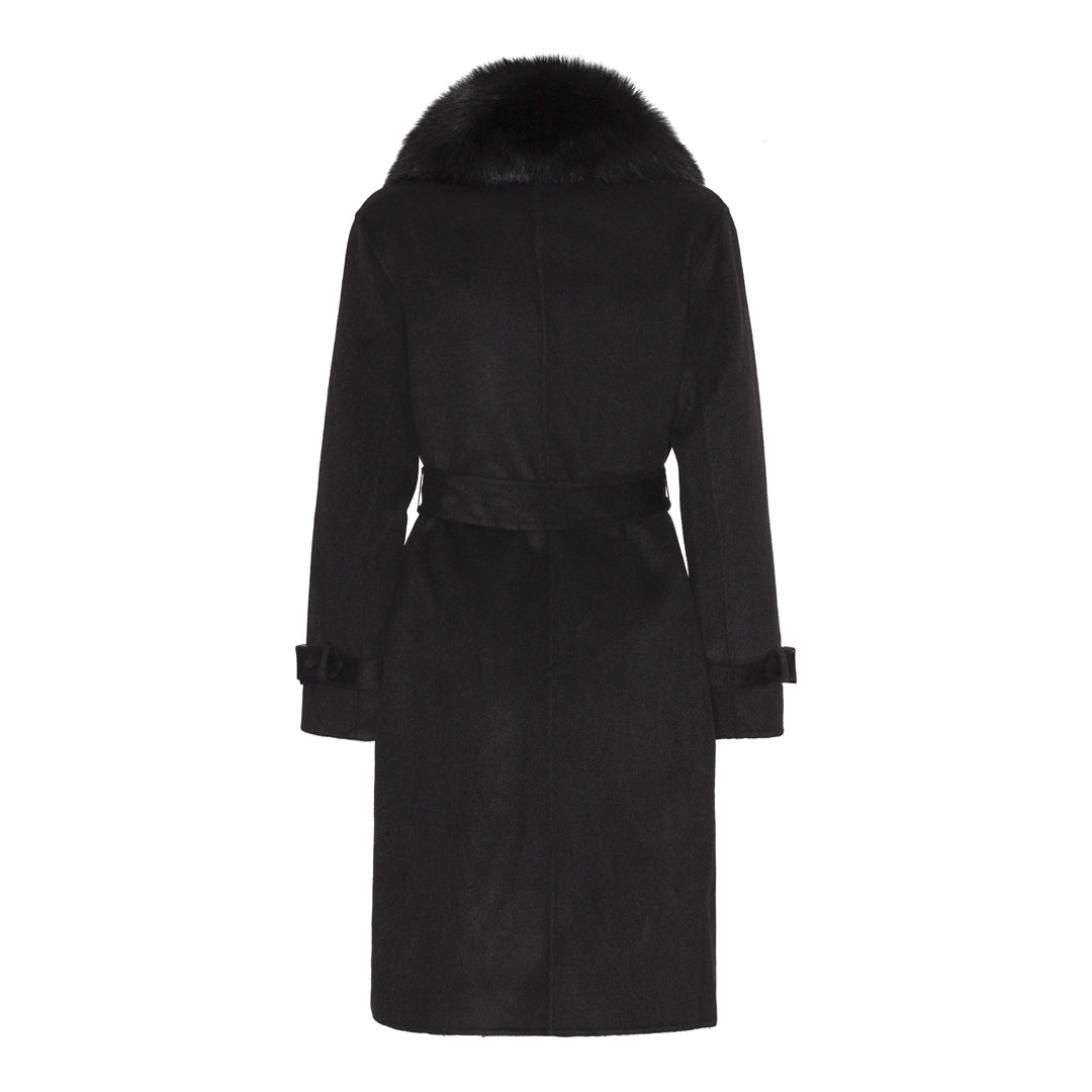 CELINE COAT // BLACK